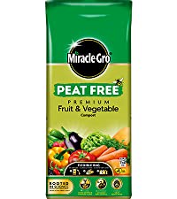Miracle-Gro Peat Free Premium Fruit & Vegetable Compost