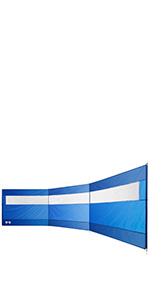 4 pole steel windbreak