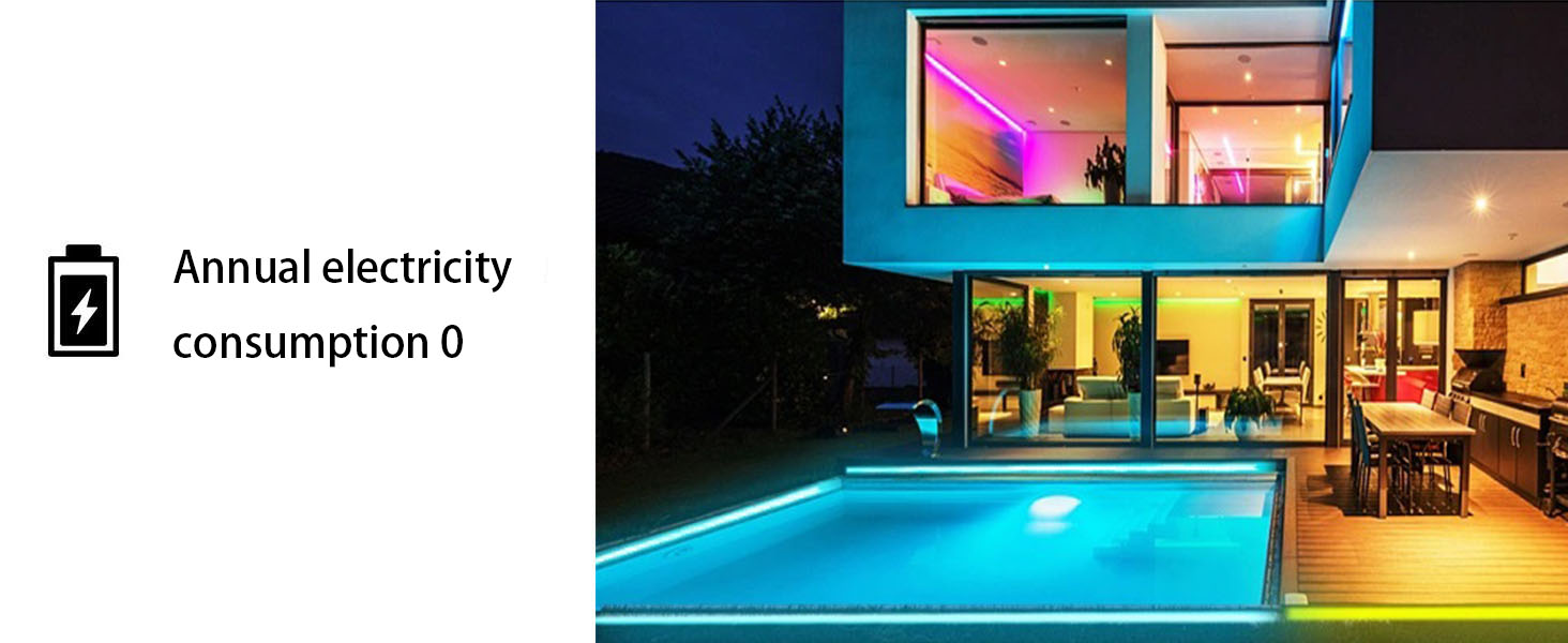  Solar LED Strip Lights Outdoor