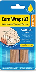 corn wraps, soft gel