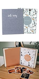 Peachly Baby baby photo book girl baby shower gift