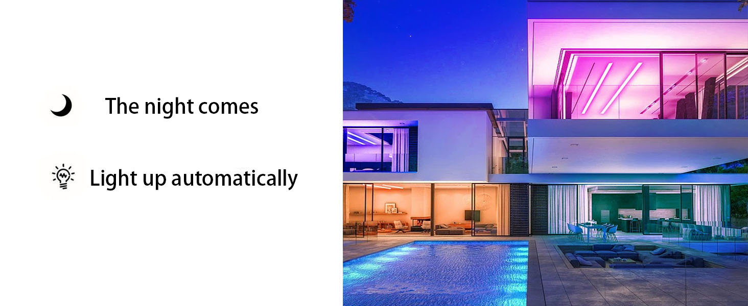  Solar LED Strip Lights Outdoor