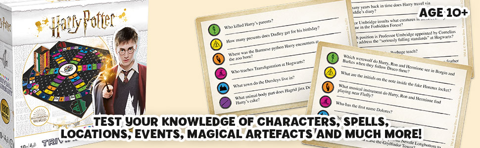 harry potter trivial pursuit ultimate edition board game card general knowledge party fun quiz kids