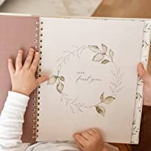Peachly woodland baby books first year