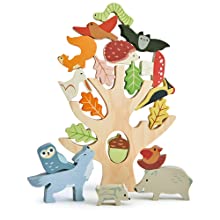 wood stacking forest animals educational fun child kids gift idea plastic-free learn play balancing