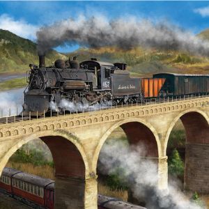 Falcon de luxe, Scenery, scenic puzzle, scenery jigsaw