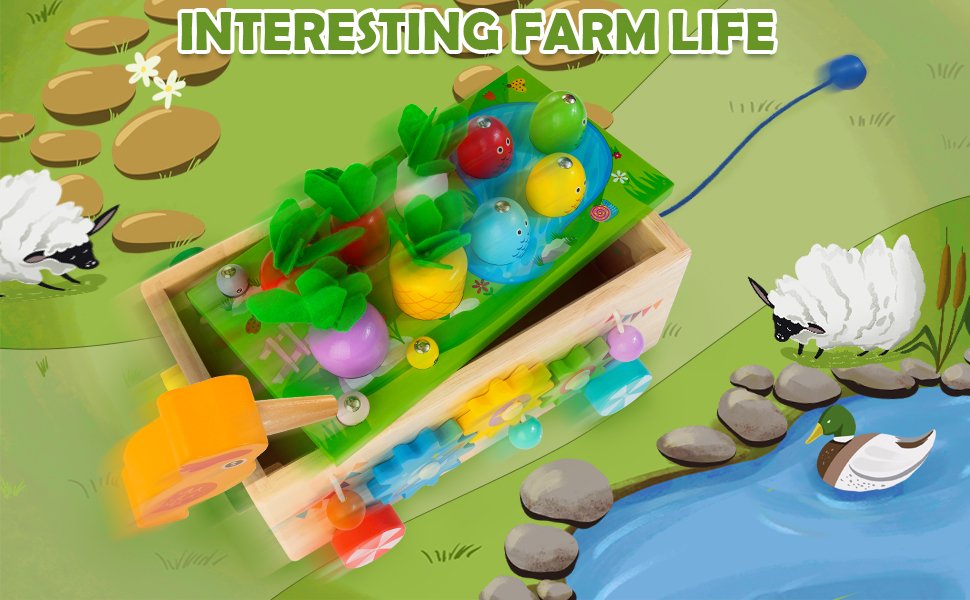 Wooden Activity Truck Toy