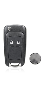 A key case with battery