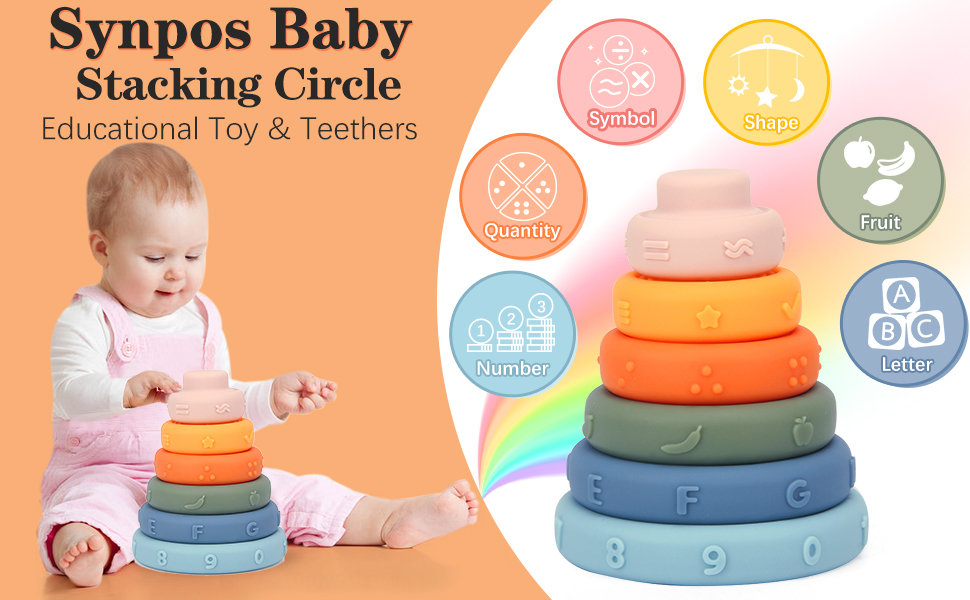 Baby Stacking Teething Toy