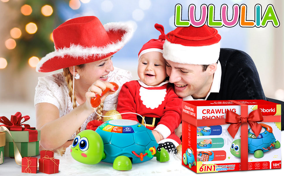 Musical Crawling Turtle Toys