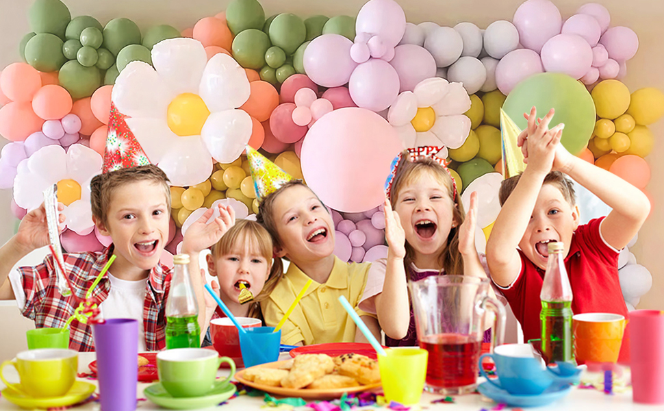 160pcs Pastel Balloon Arch Kit