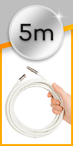 shield cable sky cable extension kit 5m cable f to f female male