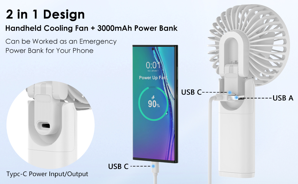 VASG Mini Handheld Fan