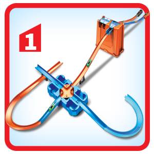  Hot Wheels Track Builder Stunt Box Gift Set Ages 6 to 12