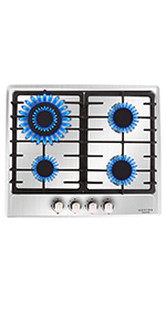 gas hob 4 burners