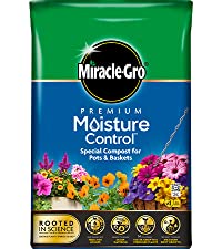 Miracle-Gro Premium Moisture Control Compost for Pots & Baskets