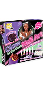 Glow in the Dark Nail Art Pack A+ Zoomed in