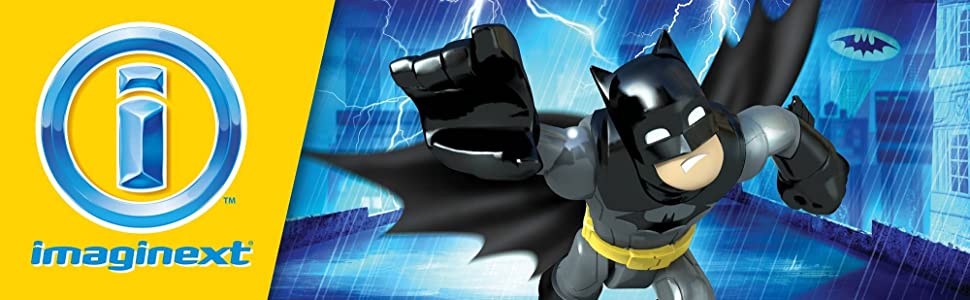 ​Fisher-Price Imaginext DC Super Friends Batwing, toy plane and Batman figure for preschool kids