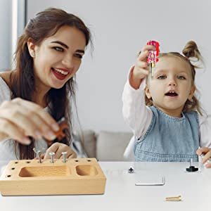Montessori Screwdriver Activity Wooden Toys