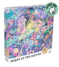 night at the movies puzzle, big potato games, board games for kids and adults