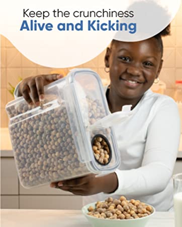 Chef's Path Airtight Food Storage Containers Set [14 Pc] for Kitchen Storage & Organisation - Pla...