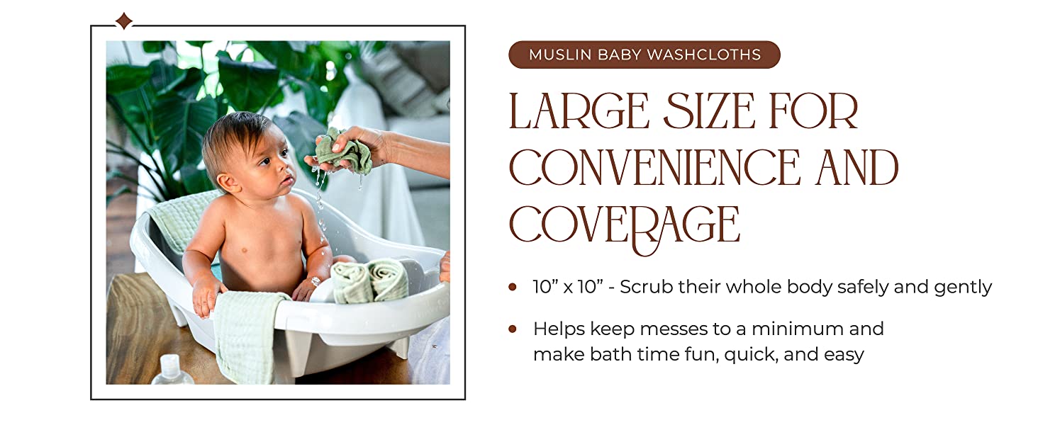 Muslin Washcloths