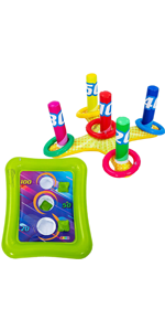 2 Sets Inflatable Pool Toss Game