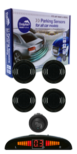 DMS450F - Micro Front Display Parking Sensor Kit - Gloss Black