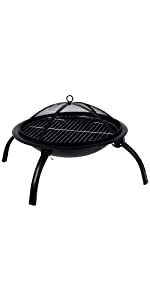 Folding Steel Firepit, Large