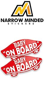 Baby on board sticker
