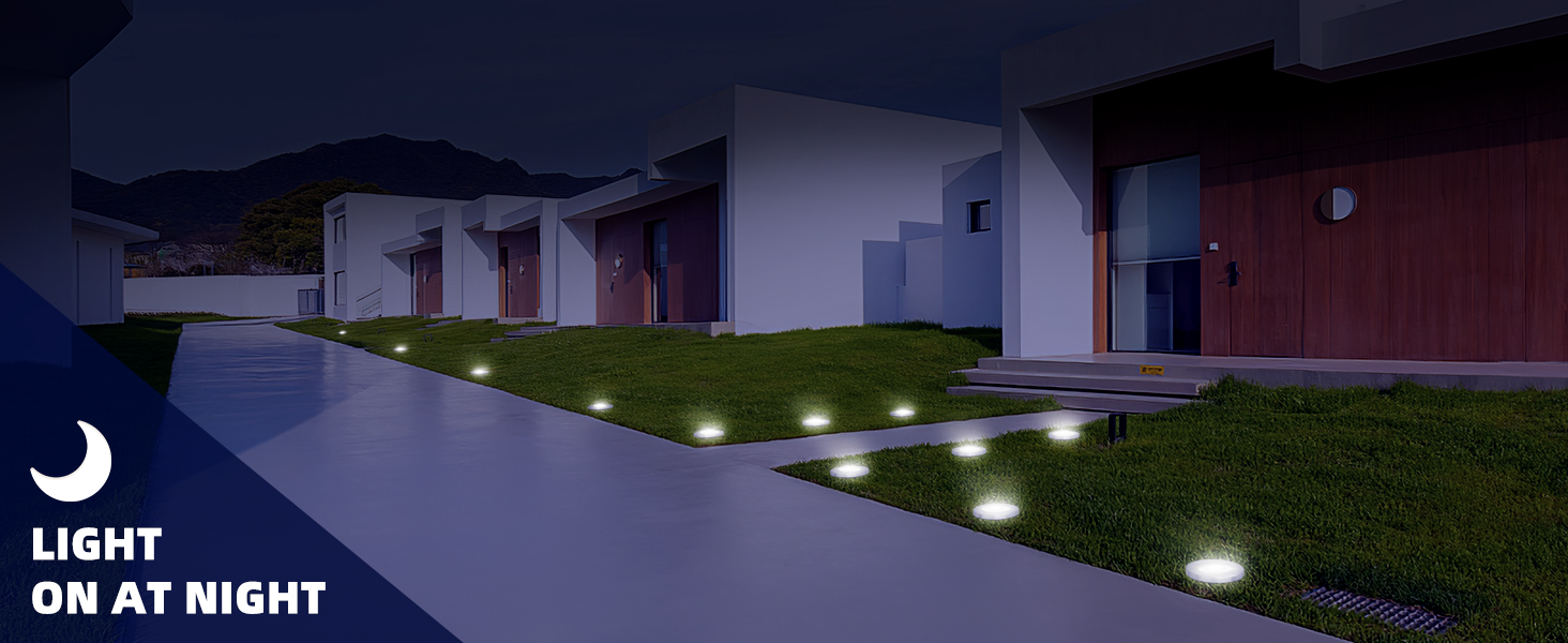 Solar Floor Lights for Outdoor Garden