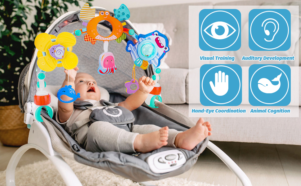 Stroll Activity Arch with Rattle Toys