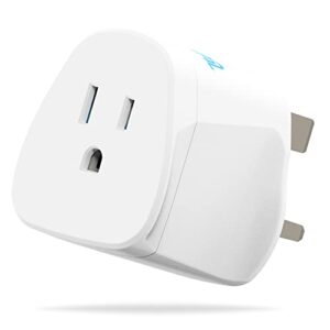 US to UK Plug Adapter | MyTravelPal® USA to UK Travel Adaptor With 10A Fuse | For America