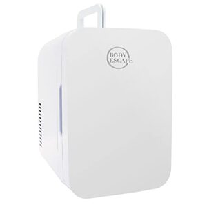 Body Escape Mini Fridge For Skincare & Make-Up - Glass Door Beauty Mini Fridges - Birthday Gifts For Her Skin Care - Portable
