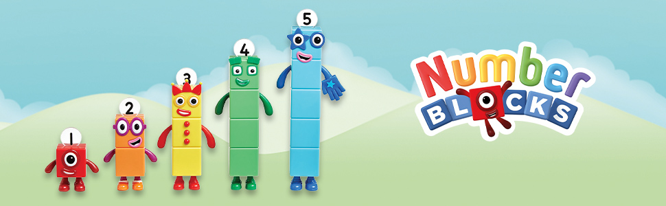 numberblocks one to five figures