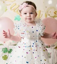 Baby Girl Confetti Polka Dots Dress
