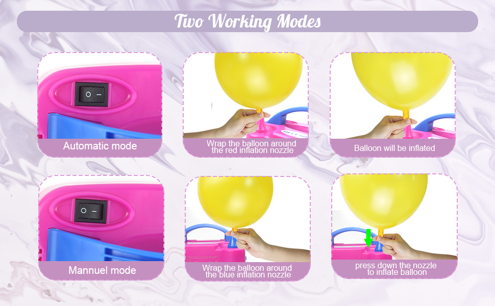 Electric Balloon Pump, Balloon Inflator, Balloon Machine, Electric Air Pump for Balloons