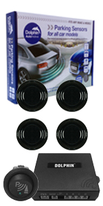 DMS400F - Micro Front Parking Sensor Kit - Gloss Balck
