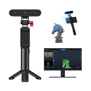 Creality CR-Scan Ferret 3D Scanner for 3D Printing Upgrade Handheld Scan Machine 30 FPS Scaning Speed 0.1mm Accuracy ASIC Chipset Dual Mode Full Color for Andriod Phone PC Win 10/11 Better Than Lizard