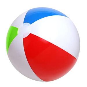 Karrma Ltd. Beach Ball 24 Inch - Inflatable Beach Ball Large 60CM | Colorful Swimming Pool Beach Float Toys Balls for Summer Party Outdoor Activity Seaside Parties Games and Water Fu