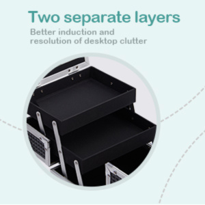 makeup box with mirror