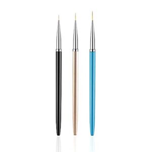 3Pcs Nail Art Brushes Fine Liner