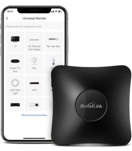 broadlink IR and RF Universal Remote Control - WiFi Smart Remote for Automation