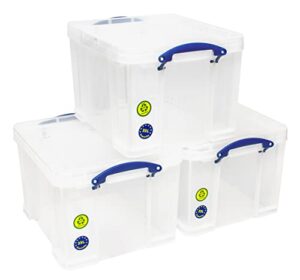 Really Useful Box 3x35 Litre Plastic Storage Box