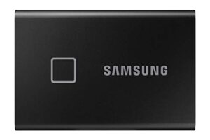 Samsung T7 Touch Portable SSD - 2 TB - USB 3.2 Gen.2 External SSD Metallic Black (MU-PC2T0K/WW)