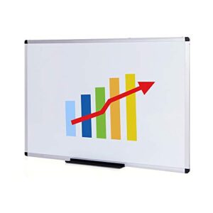 VIZ-PRO Dry Wipe Whiteboard 120 x 90 cm