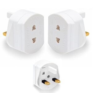 Pack of 2 Shaver/Toothbrush Adapter Plug Uk