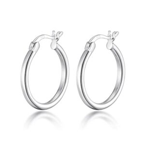 Sterling Silver Hoop Earrings