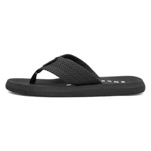 Rocket Dog Adios Womens Black Webbing Flip Flops
