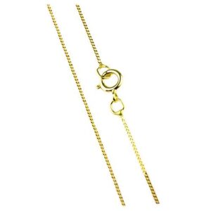 Arranview Jewellery 46cm/18inch Trace Chain Curb Style - 9ct Gold